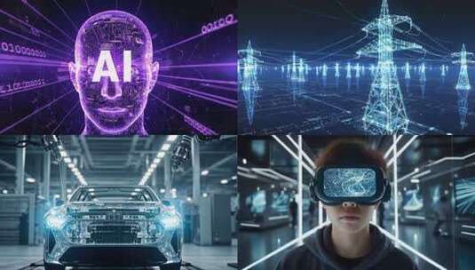 AI智能人工智能创新新质生产力高清在线视频素材下载