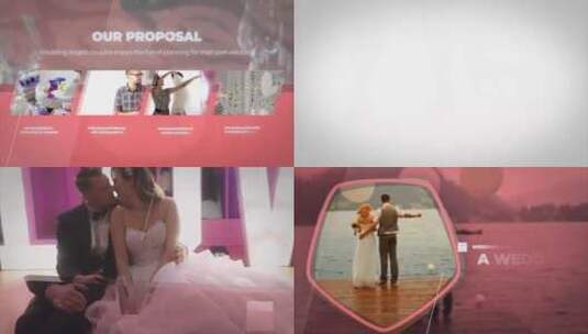 婚礼入场机构宣传AE模板高清AE视频素材下载