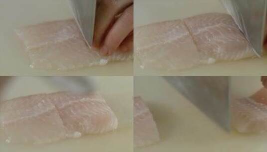 切生鱼片高清在线视频素材下载