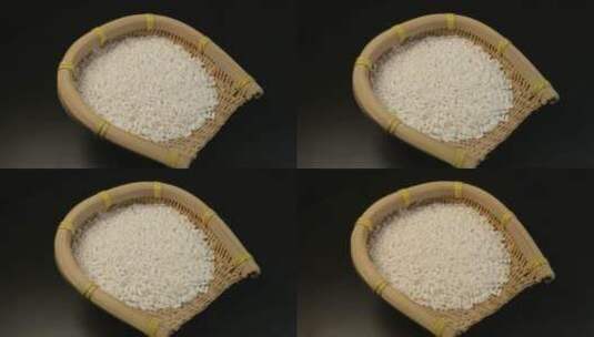 4K大米五谷杂粮优质糯米高清在线视频素材下载