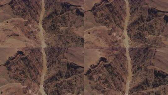 大峡谷科罗拉多河上空的天线 高清在线视频素材下载