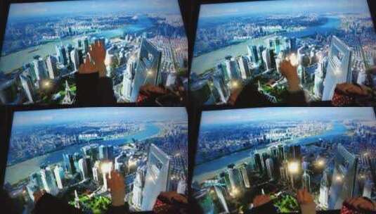 上海中心大厦上海巅观光厅全程记录4K实拍高清在线视频素材下载