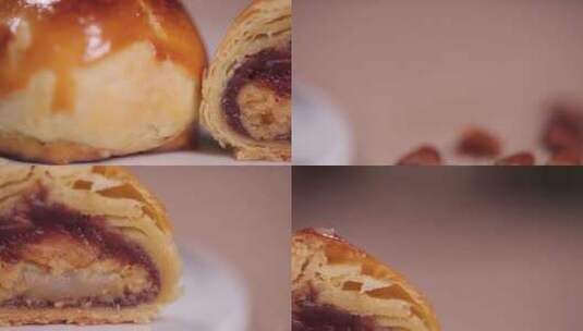 【镜头合集】传统美食蛋黄酥2高清在线视频素材下载