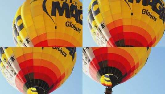热气球升起高清在线视频素材下载