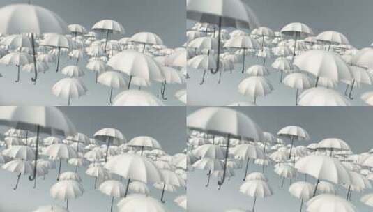 抽象的伞高清在线视频素材下载