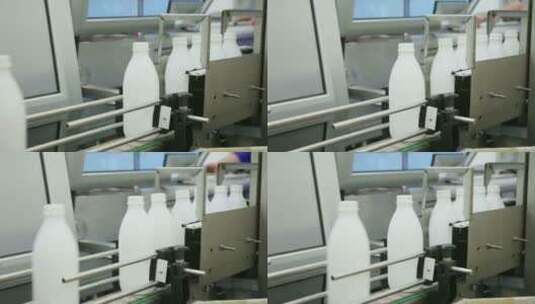 乳制品塑料瓶的制造过程高清在线视频素材下载