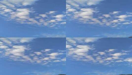 好看的天空蓝天白云流动高清在线视频素材下载