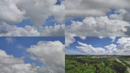 户外航拍行云流水延时6K高清在线视频素材下载