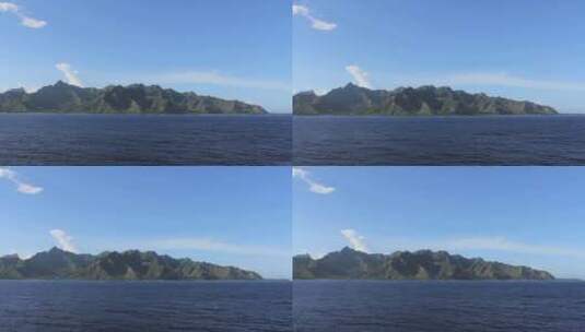 海洋岛屿景观高清在线视频素材下载