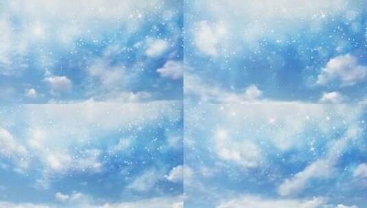 【循环】蓝天白云高清在线视频素材下载