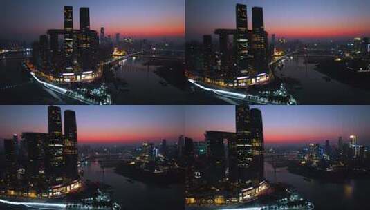 重庆地标航拍18高清在线视频素材下载