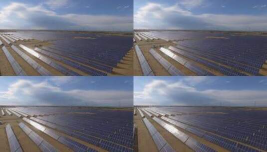 光伏 能源 太阳能板 电力 新能源高清在线视频素材下载