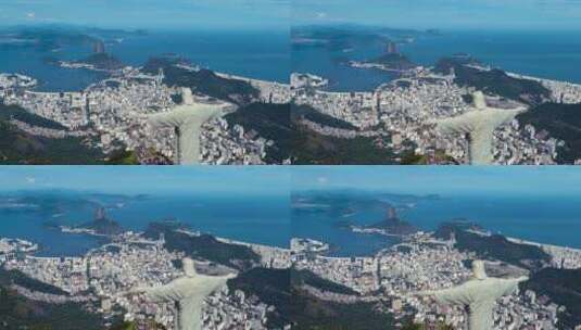 巴西里约热内卢。国际旅游地标。邮寄城市。高清在线视频素材下载