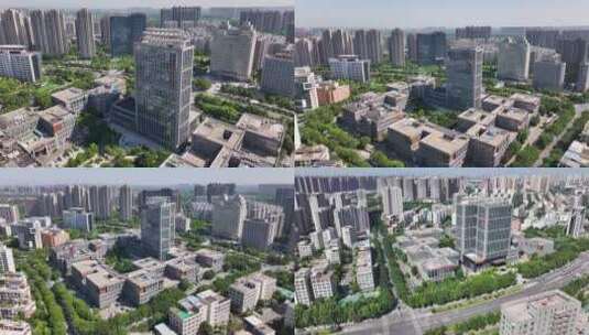 威科姆教育科技产业园 郑州威科姆大厦高清在线视频素材下载