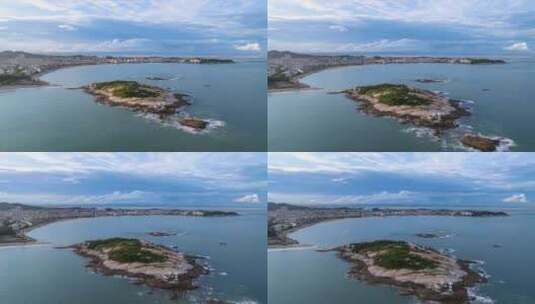 东山岛铜陵南门湾航拍延时高清在线视频素材下载