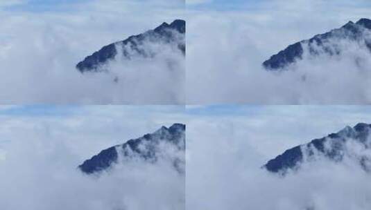 雨后高山云雾缭绕高清在线视频素材下载