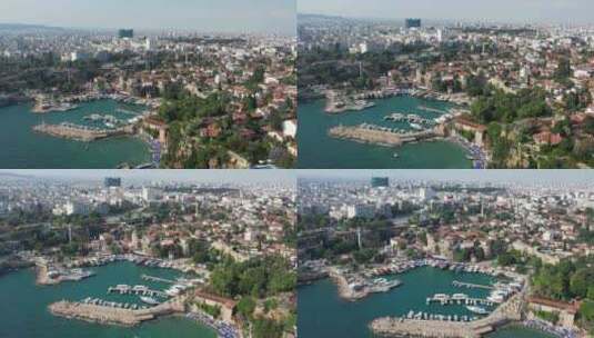 土耳其安塔利亚Kaleici老城高清在线视频素材下载