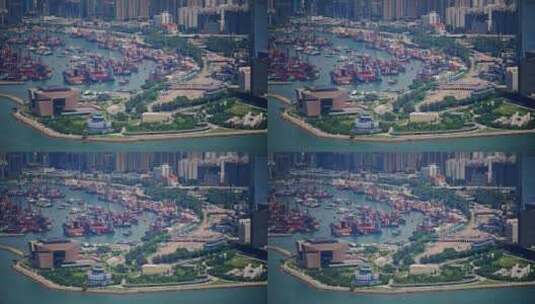 【正版素材】香港西九文化区高清在线视频素材下载