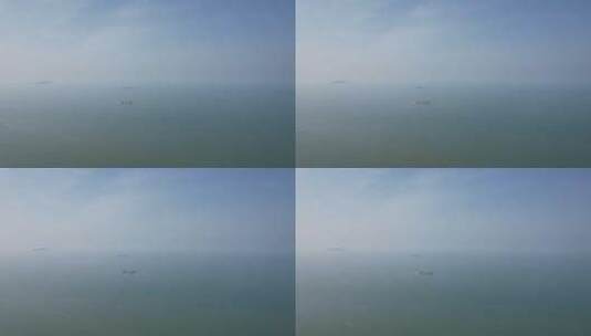 蓝色海洋大海夏日风景航高清在线视频素材下载