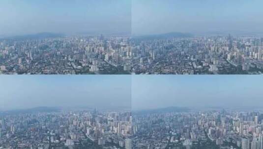 广州城市大景航拍天河区高空全景建筑风光高清在线视频素材下载