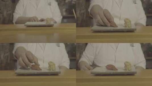 制作寿司高清在线视频素材下载