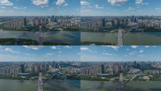 4K高清沈阳浑河两岸宣传片城市建设高清在线视频素材下载