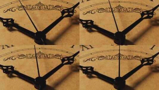 复古欧式时钟高清在线视频素材下载