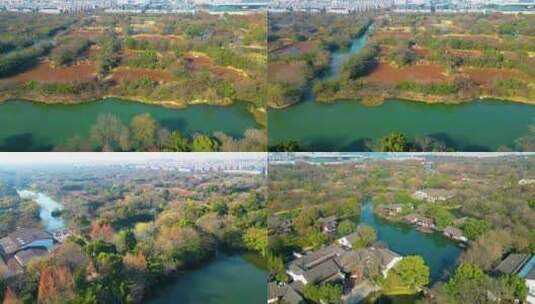 杭州西湖区西溪湿地风光风景视频素材高清在线视频素材下载