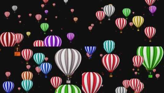空气气球回路高清在线视频素材下载