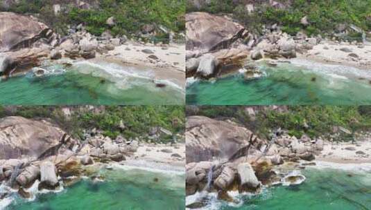 海边浪花石头2高清在线视频素材下载
