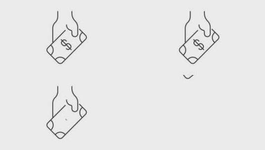 给钱线动画高清在线视频素材下载