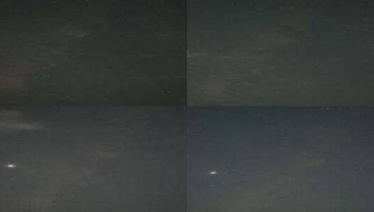 夜晚的天空与星星高清在线视频素材下载