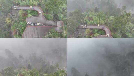 雨崩冰湖徒步线路哑口高清在线视频素材下载