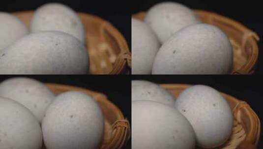 松花蛋盐鸭蛋小吃美食高清在线视频素材下载