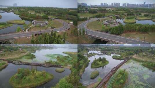 长沙松雅湖湿地公园高清在线视频素材下载