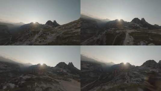 意大利阿尔卑斯山脉景观高清在线视频素材下载