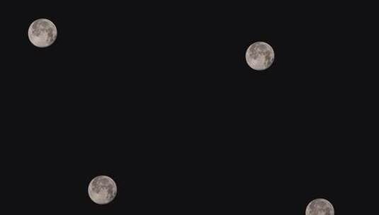 月亮月球延时实拍镜头高清在线视频素材下载