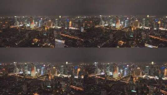 上海静安商圈航拍高清在线视频素材下载