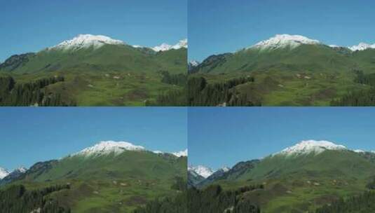 4K航拍新疆唐布拉雪山高清在线视频素材下载