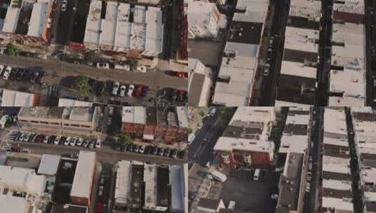 城市建筑俯视航拍高清在线视频素材下载