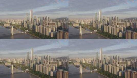 珠江新城高清在线视频素材下载