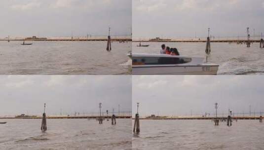 威尼斯海湾的运输高清在线视频素材下载