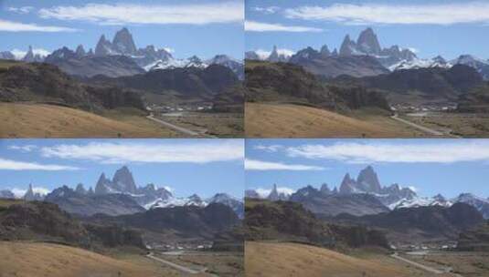 阿根廷下午的菲茨罗伊山高清在线视频素材下载