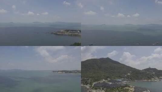苏峰山环海公路美丽海景线航拍东山岛海岸线高清在线视频素材下载