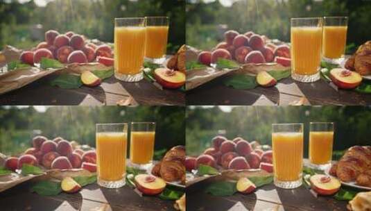 桃子 水蜜桃 桃 水果 特写 美食高清在线视频素材下载