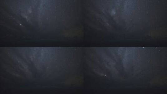 夜空延时风景银河星轨高清在线视频素材下载