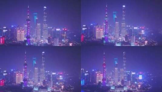 上海陆家嘴东方明珠塔高清在线视频素材下载