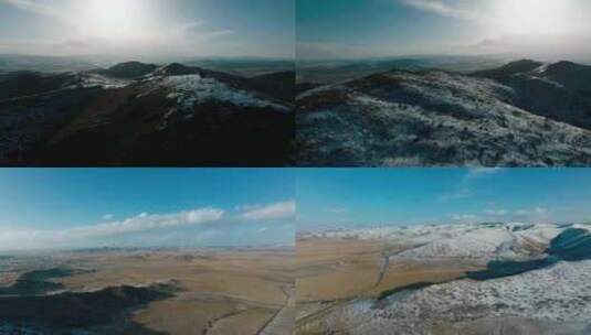 西藏雪景高清在线视频素材下载