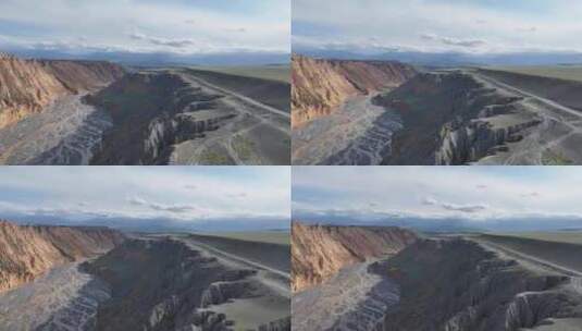 新疆安集海大峡谷素材高清在线视频素材下载
