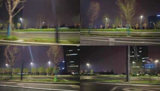 城市马路夜景视频素材高清在线视频素材下载
